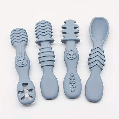 Sensory Baby Utensil Set (4-Piece)