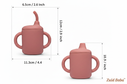Zuid Baba 2-in-1 Sippy Cup - Professional Size Guide